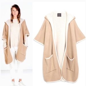 Zara wool poncho